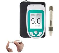 Monitor Multifunzione 3 in 1 per Zucchero nel Sangue, Acido Urico, Colesterolo, con Striscia Reattiva (50 Analizzatore di Zucchero nel Sangue + 25 Acido Urico + 10 Analizzatore di Colesterolo)