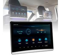 Monitor Multifunzione Per Poggiatesta Tv Per Auto - Processore 3+32G/Android 10.0/8-Core, Touch Screen Ips Aggiornamento 8K - Supporto 1080P/CuffieWIFI/Bluetooth/USB/SD/HDMI In+Out/FM 10.6in