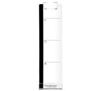 Monitor Note Holder | Clear Memo Board for Computer Monitor, Acrylic Message Organizer Side Mount Desk Accessories | Laptop Office Meeting