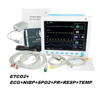 Monitor paziente dei segni vitali Portatile 12,1" ECG NIBP SPO2 RESP TEMP EtCO2