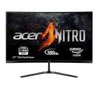 acer Nitro ED270U S3 - Monitor da gaming curvo 27" WQHD 180Hz (2560x1440, 16:9, 250 Nits, tempo di risposta 1ms VRB, AMD FreeSync, 2 x HDMI 2.0/1xDP 1.2) Monitor PC Gaming, Nero