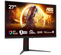 AOC G4 Q27G4ZD schermo piatto per PC 68,6 cm (27 ) 2560 x 1440 pixel Quad HD QD-OLED Nero, Rosso - Nouvo