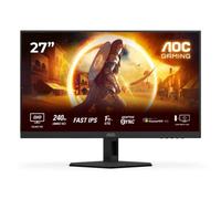 AOC Gaming Q27G4ZR - Monitor Quad HD da 27 pollici, 240 Hz, 1 ms, compensazione G-Sync, HDR400 (2560 x 1440, 2x HDMI 2.0, DisplayPort 1.4) nero-rosso