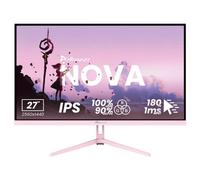 Monitor PC Arozzi Nova 27" Quad HD 180Hz IPS 1ms Altoparlanti Rosa
