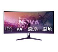 Monitor PC Arozzi Nova 34" UltraWide QHD 165Hz VA Curvo 1ms Speaker Gaming