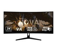 Arozzi Nova 34″ Curved Monitor PC 86,4 cm (34") 3440 x 1440 Pixel 4K Ultra HD LED Nero