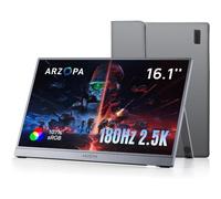 ARZOPA Z3FC-MONITOR Portatile, 16,1 , Full-HD, 2.5K, 180Hz USB-C tempo di risposta 1 ms - +Borsa per la conservazione - Nouvo