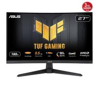 ASUS TUF Gaming - Monitor da gioco HDR curvo 27" 1440P (VG27WQ3B) - QHD (2560 x 1440), 180 Hz, 0,5 ms, sfocatura estrema di movimento basso, FreeSync, 90% DCI-P3, DisplayWidget, 3 anni di garanzia