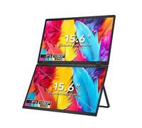 Monitor PC FOPO T01 15,6" FullHD 60Hz IPS Doppio USB-C Mini HDMI Portatile Pieghevole Nero