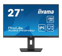 Monitor PC - IIYAMA - 27" - Full HD - 100Hz - Pannello IPS - 1ms - Piede regolabile + Pivot - Prolite XUB2793HSU-B7