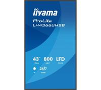 Monitor PC iiyama LH4366UHSB-B1AG 43" UltraHD 4K 60Hz VA Digital Signage WiFi Android 14 6,5ms