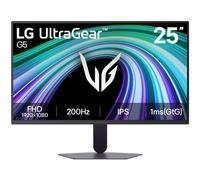 LG Monitor Gaming Ultragear™ 25G523B-B.AEU | Serie G5 (2026) | 25 pollici | IPS 16:9 | 200Hz | 1ms (GtG) | FHD 1920x1080 | sRGB 99% | HDR10 | AMD FreeSync Premium™ e NVIDIA G-Sync™