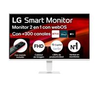 LG 27U511SB-W Smart Monitor AI 27 Full HD IPS 120 Hz HDR10 Bianco webOS con altoparlanti 5W - Nouvo