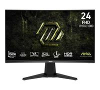 MSI MAG 245C X24 - Schermo da gaming curvo da 24" FHD, pannello VA 1920 x 1080, 240Hz, 1ms, HDR Ready, AMD FreeSync Premium, HDMI 2.0b, DP 1.2a, senza bordo, inclinazione regolabile, compatibile con