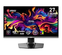 msi MAG 272UP QD-OLED E16 da 27" monitor 4K UHD con tecnologia Tandem QD-OLED (3840 × 2160), 165 Hz, 0,03 ms, certificazione DisplayHDR True Black 400, compatibile G-SYNC, HDMI 2.1, DisplayPort 1.4a