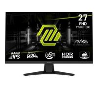 MSI MAG 274F Display Gaming 27'' FHD - Lastra Rapid IPS 1920 x 1080, 200 Hz / 0,5 ms (GtG), HDR Ready, HDMI 2.0b, P 1.2a, Design senza bordi, inclinabile, nero