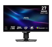 Surluoen MSI MAG 274QPF X30MV Display Gaming 27 Pollici WQHD - Lastra Rapid VA Mini LED 2560 x 1440, 300 Hz / 0,5 ms, DisplayHDR 1000, HDMI 2.1, DP 1.4a, Inclinazione/Altezza regolabili, Nero