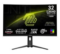 MSI MAG 321CUPDF Monitor Curvo Gaming 32" UHD - Pannello Rapid VA 1500R 3840 x 2160, Modalità Doppia / 0,5ms (GtG, Min.), Adaptive Sync - DP 1.4a, HDMI 2.1 CEC, USB Type-C (DP alternativo con 15W PD)
