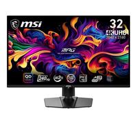 MSI MPG 321URX QD-OLED, monitor da gioco Quantum Dot OLED 4K UHD da 32", 3840 x 2160, 0,03 ms, 240 Hz, True Black HDR 400, 90 W USB tipo C, HDMI, porta DP