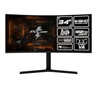 PcCom Elysium Pro 34 WQHD 180Hz VA Curvo 1500R Adaptive Sync Regolabile in Altezza - Nouvo