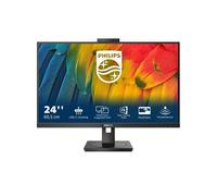 Monitor PC Philips 5000 Series 24B1U5301H 23,8" FullHD 75Hz IPS Webcam USB-C Altezza regolabile