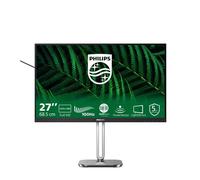 Philips Monitors27B2G5200 Monitor Full HD da 27 pollici, altezza regolabile, altoparlanti, Adaptive Sync (1920x1080, 75 Hz, 1x D-Sub, 1x HDMI 1.4, 1x DisplayPort 1.2, USB Hub) scuro/grigio