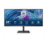 Monitor PC Philips E Line 346E2LAE 34" UltraWide Quad HD 100Hz VA USB-C Altezza Regolabile