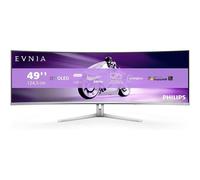 Philips Evnia 8000 49M2C8900/00 Monitor PC 124,2 cm (48.9") 5120 x 1440 Pixel Dual QHD QD-OLED Bianco