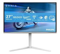 Philips Evnia 6000 27M2N6501L/00 Monitor PC 67,3 cm (26.5") 2560 x 1440 Pixel Quad HD QD-OLED Bianco