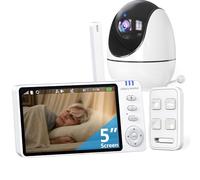 Monitor per anziani con fotocamera, audio e pulsante di chiamata, monitor per conversazioni a 2 vie per anziani, promemoria Med Alert Temp Alert Baby Monitor per anziani e caregiver, telecamera PTZ
