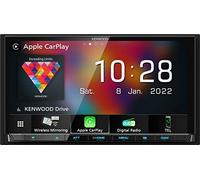 Monitor per auto digitale multimediale con display WVGA da 7,0", connessioni smartphone wireless migliorate, Bluetooth e radio digitale DAB