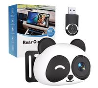 Monitor per auto per bambini, wireless, video 1080p, grandangolo a 150 gradi, plug and play, telecamera wireless per auto, per viaggi, pendolari, viaggi su strada, lunga distanza, guida, campeggio
