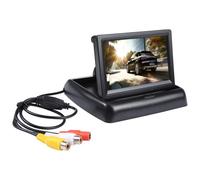 Monitor per auto pieghevole a colori TFT-LCD da 4,3 pollici, tipo: PAL / NTSC