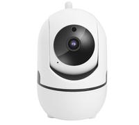 Monitor per bambini, telecamera wireless a 360 gradi, telecamera di sicurezza domestica 1080P con funzione di visione notturna, audio di comunicazione bidirezionale, rilevamento di movimento e son(EU)