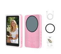 Monitor per fotocamera posteriore wireless, schermo IPS Vlog selfie con 4K 30fps, con design forte forza di attacco, luce di riempimento regolabile, telecomando wireless, batteria 2000 mAh, ricarica