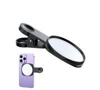 Monitor per fotocamera - Specchio per selfie, supporto per telefono con specchio con clip | Specchietto retrovisore multifunzionale, specchio riflettente con clip per schermo di monitor selfie per