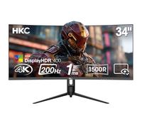 "Monitor per PC da gaming - HKC - 34"" - 200Hz - Pannello VA - 1ms - CG345U"