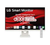 LG 27U731SA-W - Monitor MyView da 68,6 cm (27"), pannello IPS (3840 x 2160), 60 Hz, 5 ms (GtG), WebOS 24, DCI-P3 90%, regolazione dell'inclinazione (asse orizzontale), colore: Bianco
