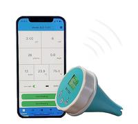 Monitor per piscina Bluetooth, tester intelligente della qualità dell'acqua 6 in 1, rilevatore digitale di cloro a temperatura, misuratore di qualità dell'acqua PH C TDS ORP Temp, per laboratorio