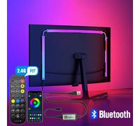 Monitor per striscia luminosa per schermo del computer RGBIC Luci a LED Bluetooth Illuminazione ambientale Musica Sycn Controllo APP Retroilluminazione per PC Sala giochi