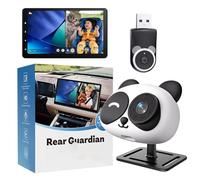 Monitor Per Telecamera Per Seggiolino Auto, Di Visualizzazione Per Sedile Posteriore Per Bambini, Grandangolare 1080P Da 150 Gradi Con Configurazione Plug And Play, Design ABS Per
