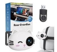 Monitor Per Telecamera Per Seggiolino Auto, Di Visualizzazione Per Sedile Posteriore Per Bambini, Grandangolare 1080P Da 150 Gradi Con Configurazione Plug And Play, Design ABS Per