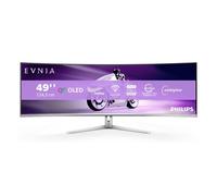 Philips Evnia 8000 49M2C8900L/00 Monitor PC 124,2 cm (48.9") 5120 x 1440 Pixel Dual QHD QDOLED Bianco