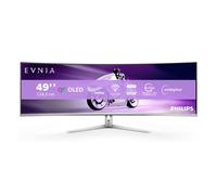 Monitor philips 49" oled 32:9 curved 49m2c8900l/00 va 5120x1440 144hz 0.03ms 30w mm reg.h 2hdmi dp usb-c docking silver