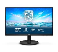 MONITOR PHILIPS LCD LED 21.5" WIDE 222V8LA/00 4MS MM FHD 3000:1 BLACK VGA HDMI D
