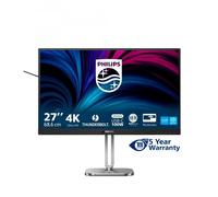 Philips 27B2U6903 - Monitor Ultra HD da 27 pollici, altezza regolabile, altoparlanti (3840x2160, 60 Hz, 2x HDMI, DisplayPort, Thunderbolt 4, RJ45, USB Hub) nero grigio