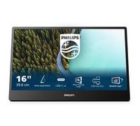 Monitor Philips serie 3000 16B1P3302D/00 15,6" 1080p 75Hz IPS USB-C portatile a bassa luce blu VESA