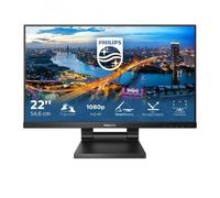 Philips Monitor Touch 21,5 LED Tn 16:9 FHD 4MS 250 Cdm, VGA/DP/Hdmi, Multimediale 222b1tc