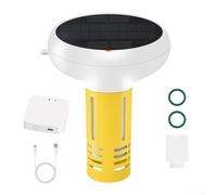 Monitor Piscina Smart 7-in-1 per tuya pH Salinità Monitor Piscina(C) | Misura 7 parametri: pH, per cloro, sale, ORP, conduttività, per temp; dati essenziali per piscina sana
