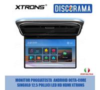 MONITOR POGGIATESTA ANDROID OCTA-CORE SINGOLO 12.5 POLLICI LED HD HDMI XTRONS